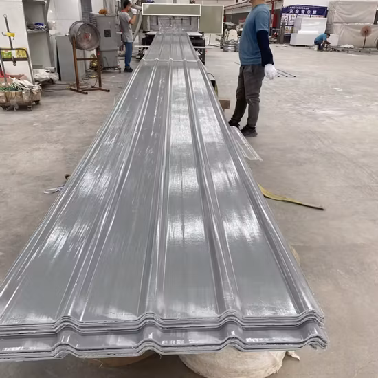 White FRP Corrugated Wall Panel